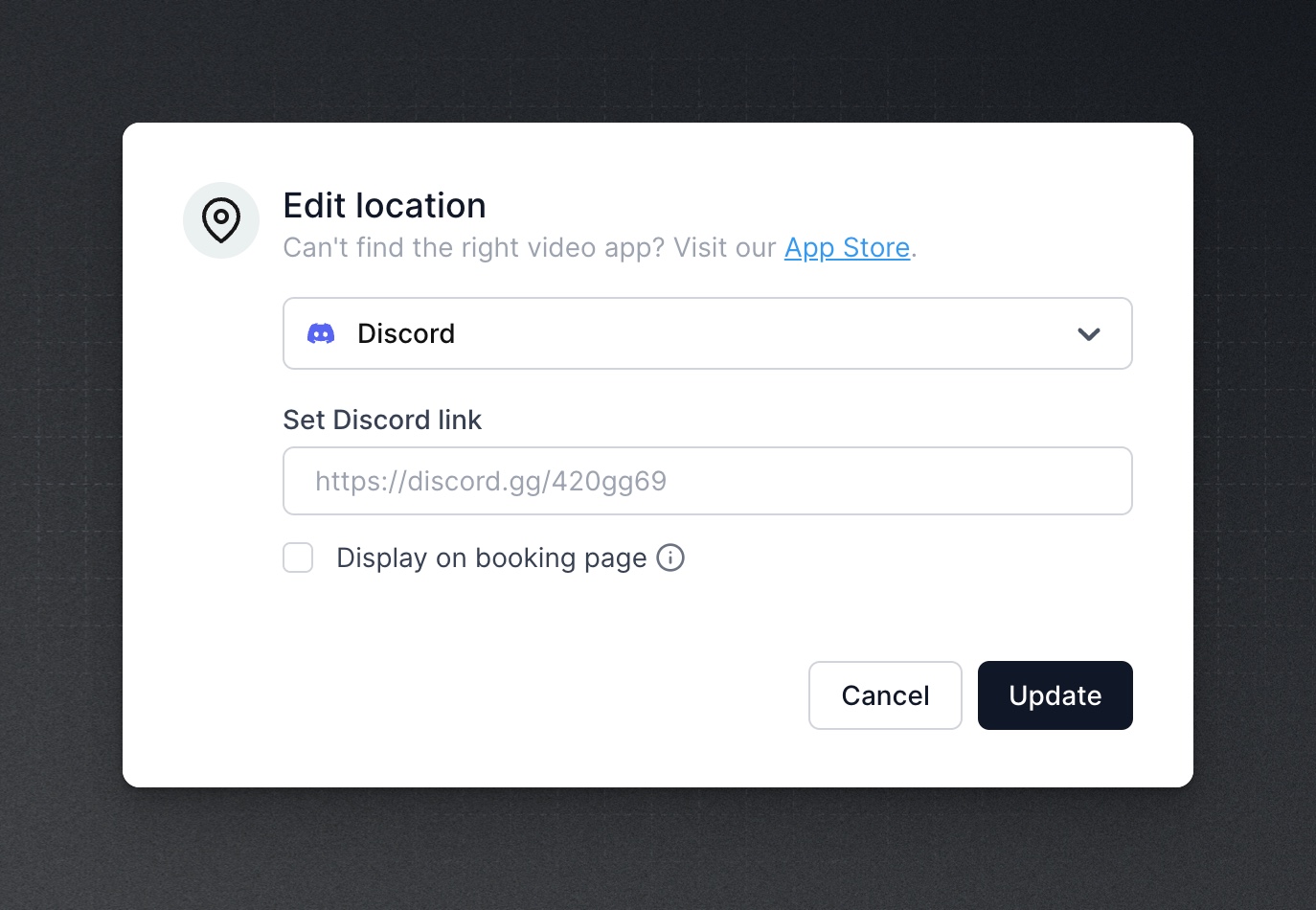Screenshot of app Discord